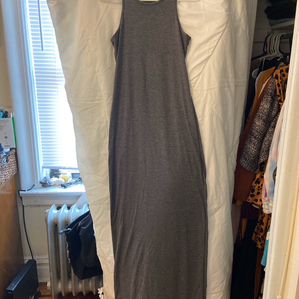 Maxi Bodycon Dress with Racer Back